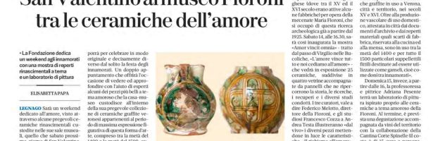 San Valentino al museo Fioroni tra le ceramiche dell’amore